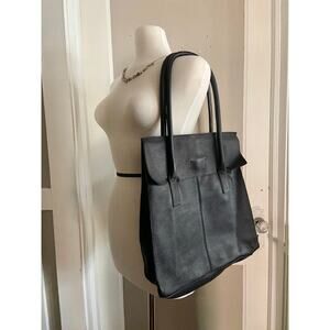 BANANA REPUBLIC Black Pebbled Leather Shoulder Bag (NWOT)
